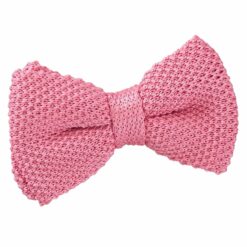 Strawberry Pink Knitted Pre-Tied Bow Tie for Boys Strawberry Pink Knitted Pre-Tied Bow Tie for Boys