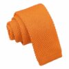 Tangerine Knitted Tie for Boys