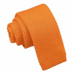 Tangerine Knitted Tie for Boys Tangerine Knitted Tie for Boys