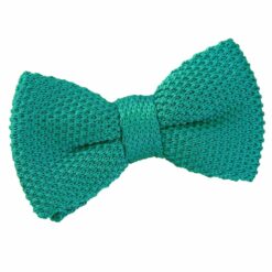Teal Knitted Pre-Tied Bow Tie for Boys Teal Knitted Pre-Tied Bow Tie for Boys