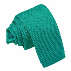 Teal Knitted Tie for Boys Teal Knitted Tie for Boys