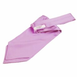 Lilac Plain Satin Self-Tie Wedding Cravat Lilac Plain Satin Self-Tie Wedding Cravat