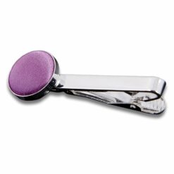 Lilac Plain Tie Clip Lilac Plain Tie Clip