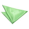 Lime Green Plain Satin Pocket Square