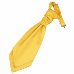 Marigold Plain Satin Pre-Tied Wedding Cravat for Boys Marigold Plain Satin Pre-Tied Wedding Cravat for Boys