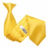 Marigold Plain Satin Clip On Tie