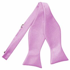 Lilac Plain Satin Self-Tie Bow Tie Lilac Plain Satin Self-Tie Bow Tie