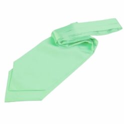 Mint Green Plain Satin Self-Tie Wedding Cravat Mint Green Plain Satin Self-Tie Wedding Cravat