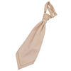 Mocha Brown Plain Satin Pre-Tied Wedding Cravat