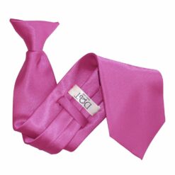 Mulberry Plain Satin Clip On Tie Mulberry Plain Satin Clip On Tie