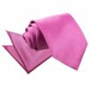 Mulberry Plain Satin Tie and Pocket Square Set