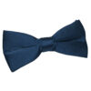 Navy Blue Plain Satin Pre-Tied Bow Tie