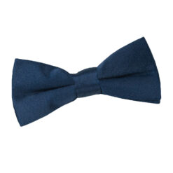 Navy Blue Plain Satin Pre-Tied Bow Tie for Boys Navy Blue Plain Satin Pre-Tied Bow Tie for Boys