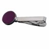 Plum Plain Tie Clip