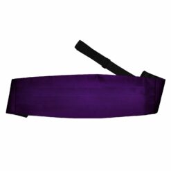 Purple Plain Satin Cummerbund Purple Plain Satin Cummerbund