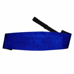 Royal Blue Plain Satin Cummerbund