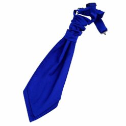Royal Blue Plain Satin Pre-Tied Wedding Cravat for Boys Royal Blue Plain Satin Pre-Tied Wedding Cravat for Boys
