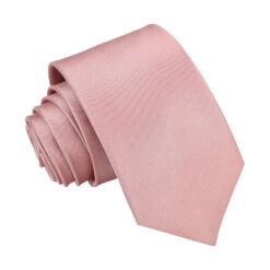 Dusty Pink Plain Satin Regular Tie for Boys Dusty Pink Plain Satin Regular Tie for Boys