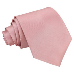 Dusty Pink Plain Satin Extra Long Tie Dusty Pink Plain Satin Extra Long Tie