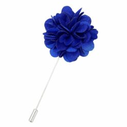 Royal Blue Plain Satin Lapel Pin Royal Blue Plain Satin Lapel Pin