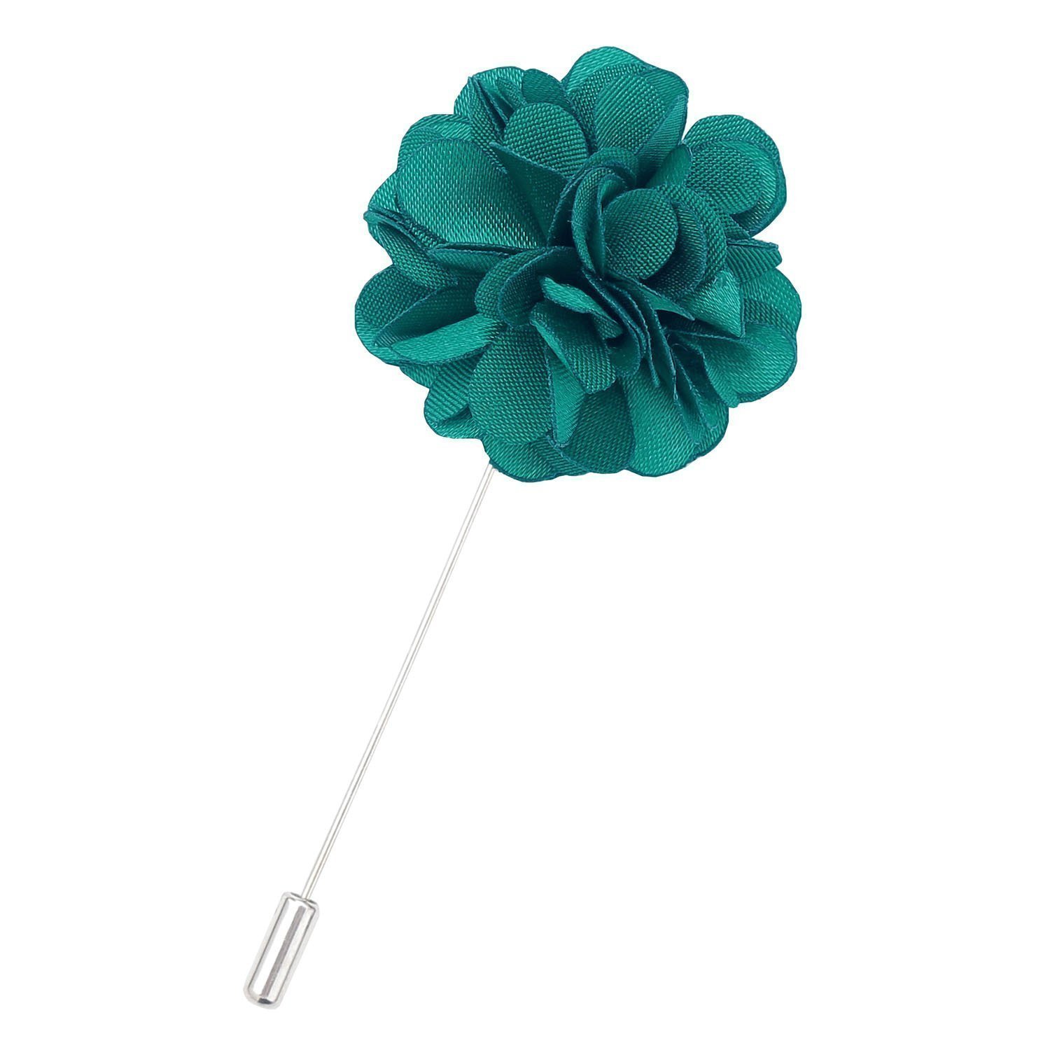 Plain Satin Teal Lapel Pin