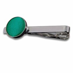 Teal Plain Tie Clip