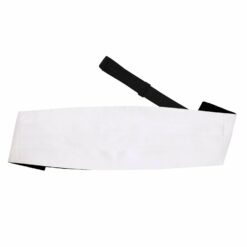 White Plain Satin Cummerbund White Plain Satin Cummerbund