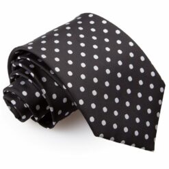 Black Polka Dot Classic Tie Black Polka Dot Classic Tie