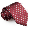 Burgundy Polka Dot Classic Tie