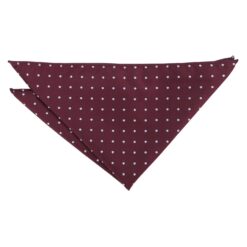 Burgundy Polka Dot Pocket Square Burgundy Polka Dot Pocket Square