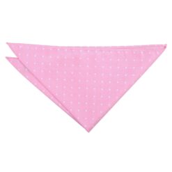 Light Blush Pink Polka Dot Pocket Square