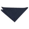 Navy Blue Polka Dot Pocket Square