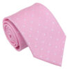 Light Blush Pink Polka Dot Tie
