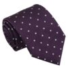 Mauve Purple Polka Dot Tie