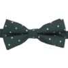 Hunter Green Polka Dot Pre-Tied Bow Tie