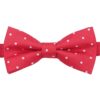 Red Polka Dot Pre-Tied Bow Tie