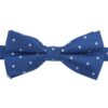 Royal Blue Polka Dot Pre-Tied Bow Tie
