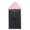 Baby Pink Plain Satin Pre-Folded Pocket Square One Peak