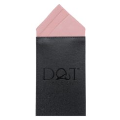 Dusty Pink Plain Satin Pre-Folded Pocket Square One Peak Dusty Pink Plain Satin Pre-Folded Pocket Square One Peak