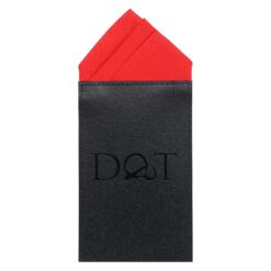 Red Plain Satin Pre-Folded Pocket Square One Peak Red Plain Satin Pre-Folded Pocket Square One Peak