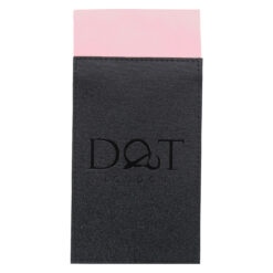 Baby Pink Plain Satin Pre-Folded Pocket Square Fold