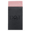 Dusty Pink Plain Satin Pre-Folded Pocket Square Fold