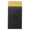 Gold Plain Satin Pre-Folded Pocket Square Fold