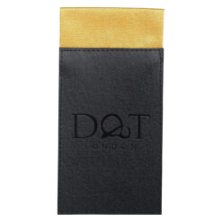 Gold Plain Satin Pre-Folded Pocket Square Fold Gold Plain Satin Pre-Folded Pocket Square Fold