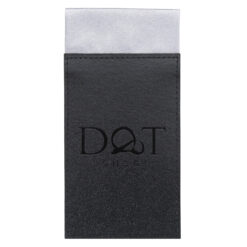 Silver Plain Satin Pre-Folded Pocket Square Fold