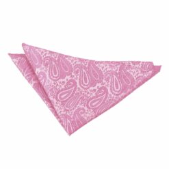 Baby Pink Paisley Pocket Square Baby Pink Paisley Pocket Square