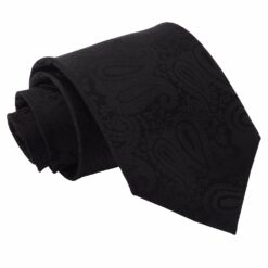 Black Paisley Tie