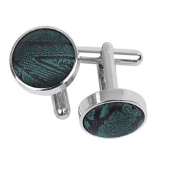 Emerald Green Paisley Cufflinks Emerald Green Paisley Cufflinks
