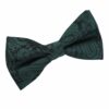 Emerald Green Paisley Pre-Tied Bow Tie