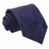Navy Blue Paisley Tie